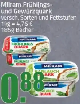 Ihr Frischmarkt Milram Frühlings und Gewürzquark Angebot