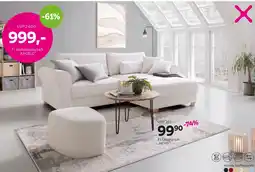 Mömax Wohnlandschaft „angelo“ oder couchtisch „nevis“ Angebot