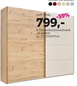 Mömax Schwebetürenschrank „quadra“ Angebot