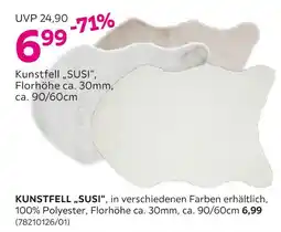 Mömax Kunstfell „susi“ Angebot