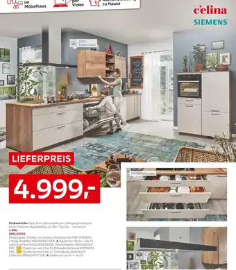 XXXLutz Celina, siemens, dieter knoll collection einbauküche Angebot