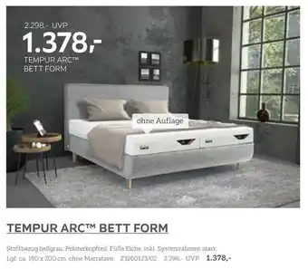 XXXLutz Tempur arctmbett form Angebot