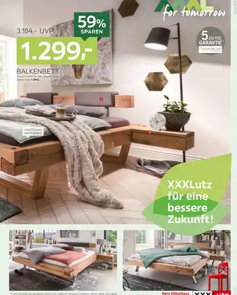 XXXLutz Valnatura drehtürenschrank oder balkenbett Angebot