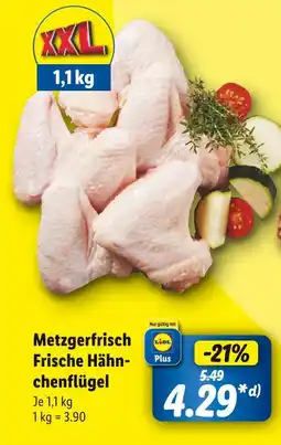 Lidl Metzgerfrisch frische hähnchenflügel Angebot