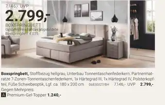 XXXLutz Boxspringbett Angebot