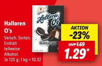 Lidl Halloren o's Angebot