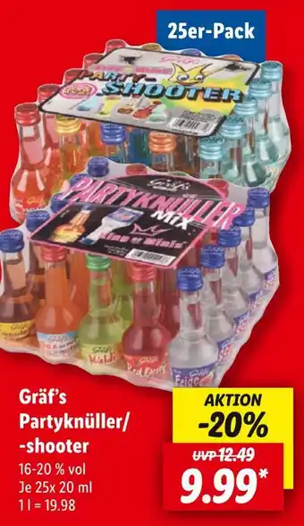 Lidl Gräf's partykknüller/-shooter Angebot