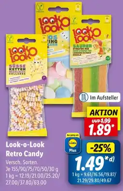 Lidl Look-o-look retro candy Angebot