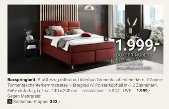 XXXLutz Boxspringbett Angebot