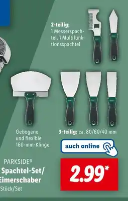 Lidl Parkside spachtel-set/eimerschaber Angebot