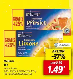 Lidl Meßmer tee Angebot