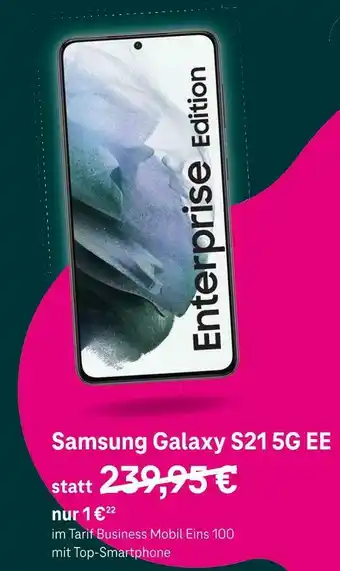 Telekom Shop Samsung galaxy s21 5g ee Angebot