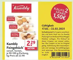 Wasgau Kambly Feingebäck Angebot