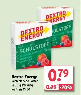 Wasgau Dextro Energy Angebot