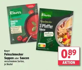 Wasgau Knorr Feinschmecker Suppen oder Saucen Angebot