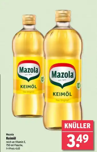 Wasgau Mazola Keimöl Angebot