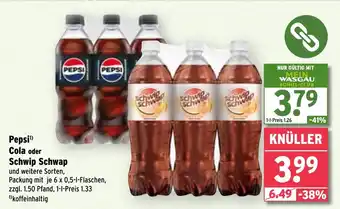 Wasgau Pepsi Cola oder Schwip Schwap Angebot