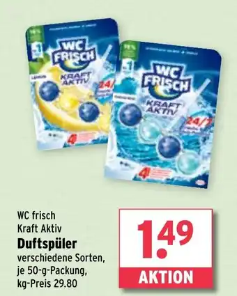 Wasgau WC frisch Kraft Aktiv Duftspüler Angebot