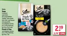 Wasgau Sheba Soup o. Fresh & Fine Angebot