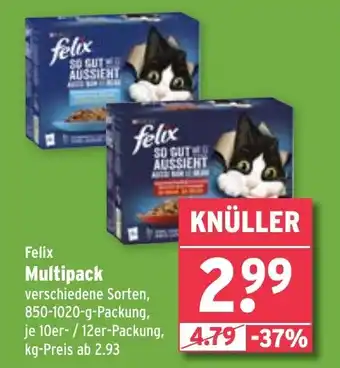 Wasgau felix Multipack Angebot