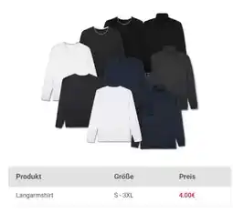 Woolworth Langarmshirt Angebot