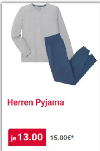 Woolworth Herren Pyjama Angebot