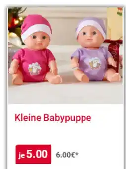 Woolworth Kleine Babypuppe Angebot