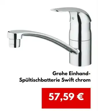 Hellweg Grohe Einhand- Spültischbatterie Swift chrom Angebot