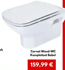 Hellweg Cornat Wand-WC Komplettset Babel Angebot