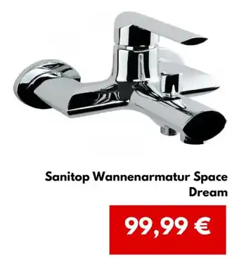 Hellweg Sanitop Wannenarmatur Space Dream Angebot