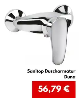 Hellweg Sanitop Duscharmatur Duna Angebot