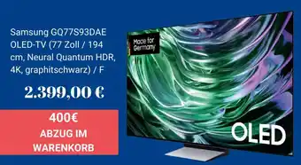 Euronics Samsung GQ77S93DAE Angebot