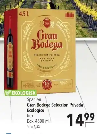 CITTI Markt Gran Bodega Seleccion Privada Ecologico Angebot