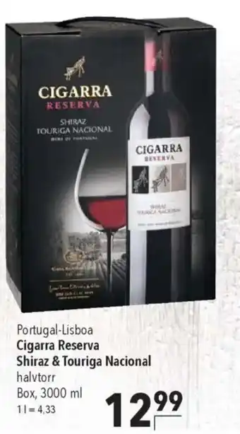 CITTI Markt Cigarra Reserva Shiraz & Touriga Nacional halvtorr Angebot