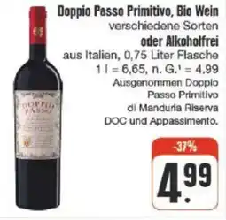 nah & gut Doppio Passo Primitivo, Bio Wein Angebot