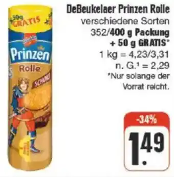 nah & gut DeBeukelaer Prinzen Rolle Angebot