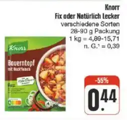 nah & gut Knorr Fix oder Natürlich Lecker Angebot