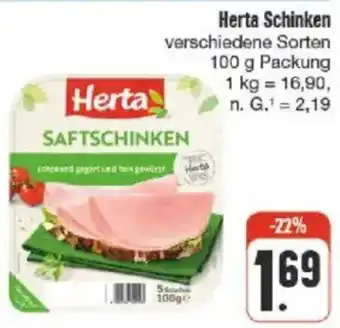 nah & gut Herta Schinken Angebot