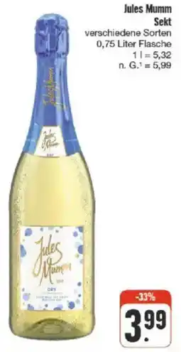 nah & gut Jules Mumm Sekt Angebot