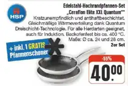 nah & gut HSP Edelstahl-Hochrandpfannen-Set KESPER „Ceraflon Elite XXL Quantum*"* Angebot