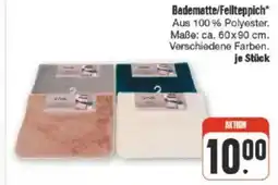 nah & gut Badematte/Fellteppich Angebot