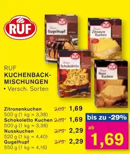 KODi RUF KUCHENBACK- MISCHUNGEN Angebot