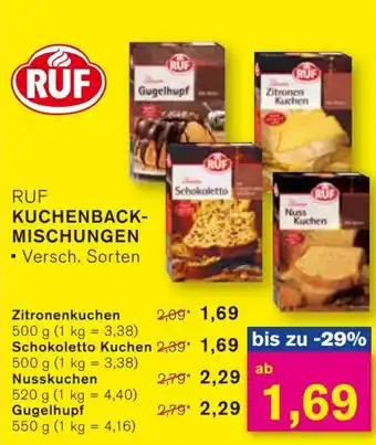 KODi RUF KUCHENBACK- MISCHUNGEN Angebot