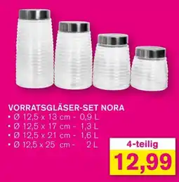 KODi VORRATSGLÄSER-SET NORA Angebot