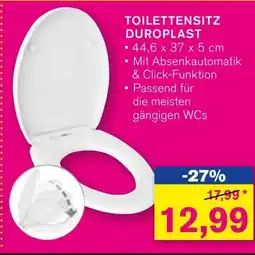 KODi TOILETTENSITZ DUROPLAST Angebot