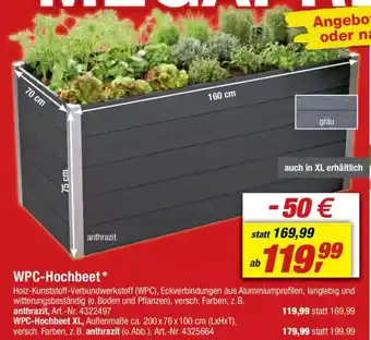 toom Baumarkt WPC-Hochbeet Angebot