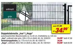 toom Baumarkt Doppelstabmatte „Ivar❝/,,Hugo❝ Angebot