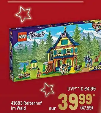 METRO Lego Friends 41683 Reiterhof Im Wald Angebot