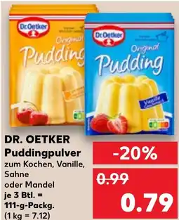 Kaufland DR. OETKER Puddingpulver Angebot