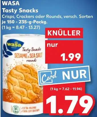 Kaufland WASA Tasty Snacks Angebot